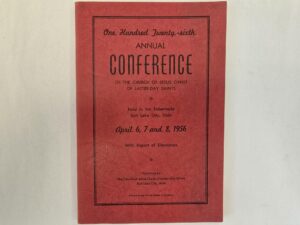 One Hundred Twenty-Sixth Annual Conference Report — April 1956 — Softcover