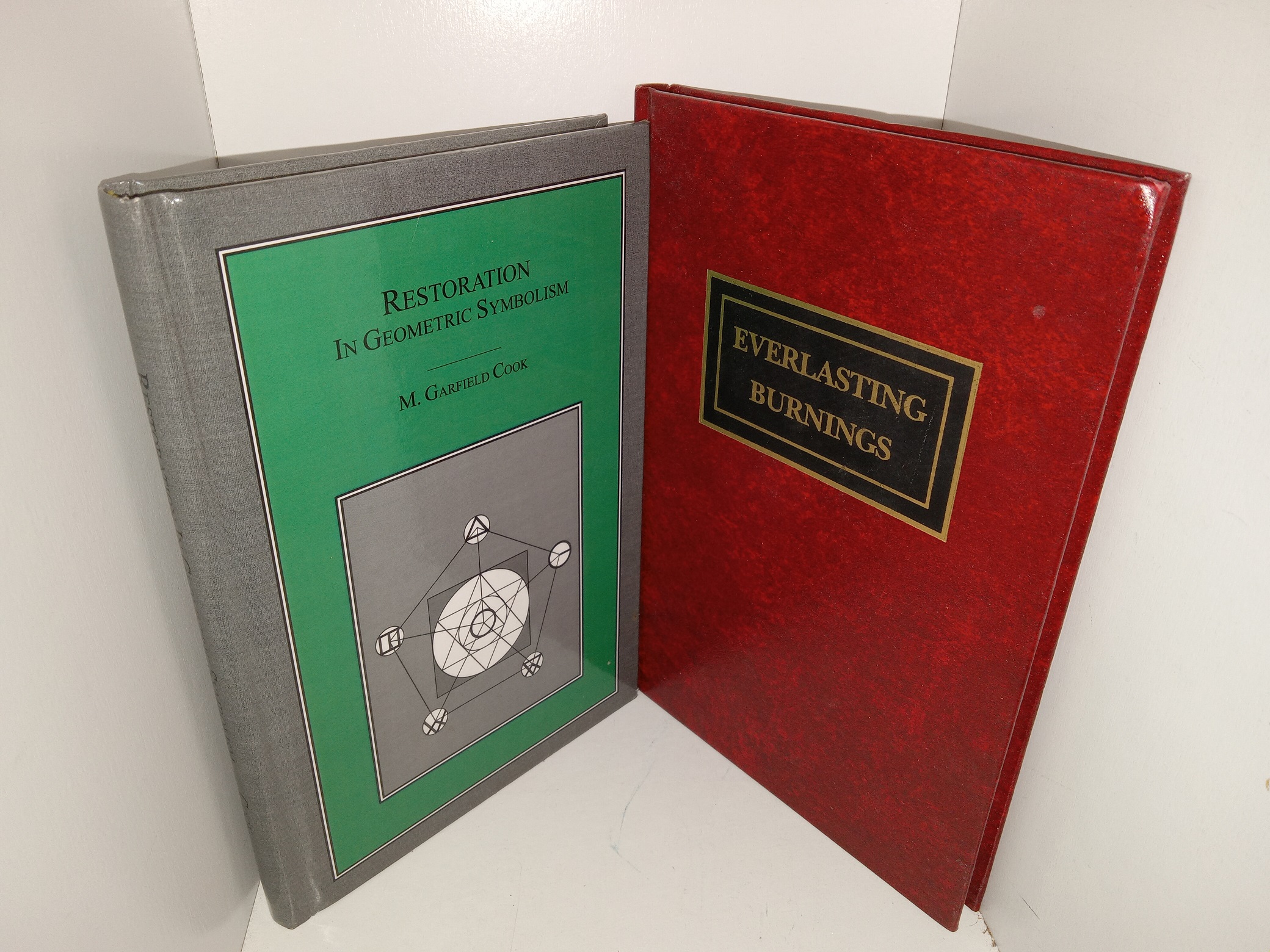 2 LDS Books: Restoration In Geometric Symbolism / Everlasting Burnings: An Essay (See Details)