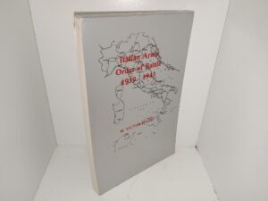 Italian Army Order of Battle 1939 – 1943 (1981) ~ Edited by W. Victor Madej