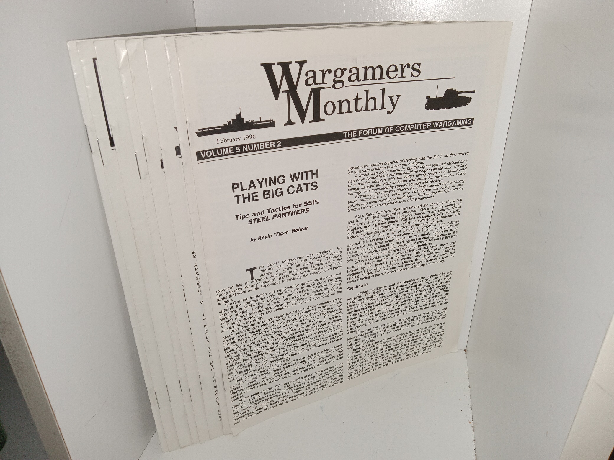 9 Issues of Wargamers Monthly (See Details)