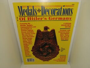 Medals & Decorations of Hitler’s Germany (1981) ~ by john R. Ormsby, and W.C. “Bill” Stump