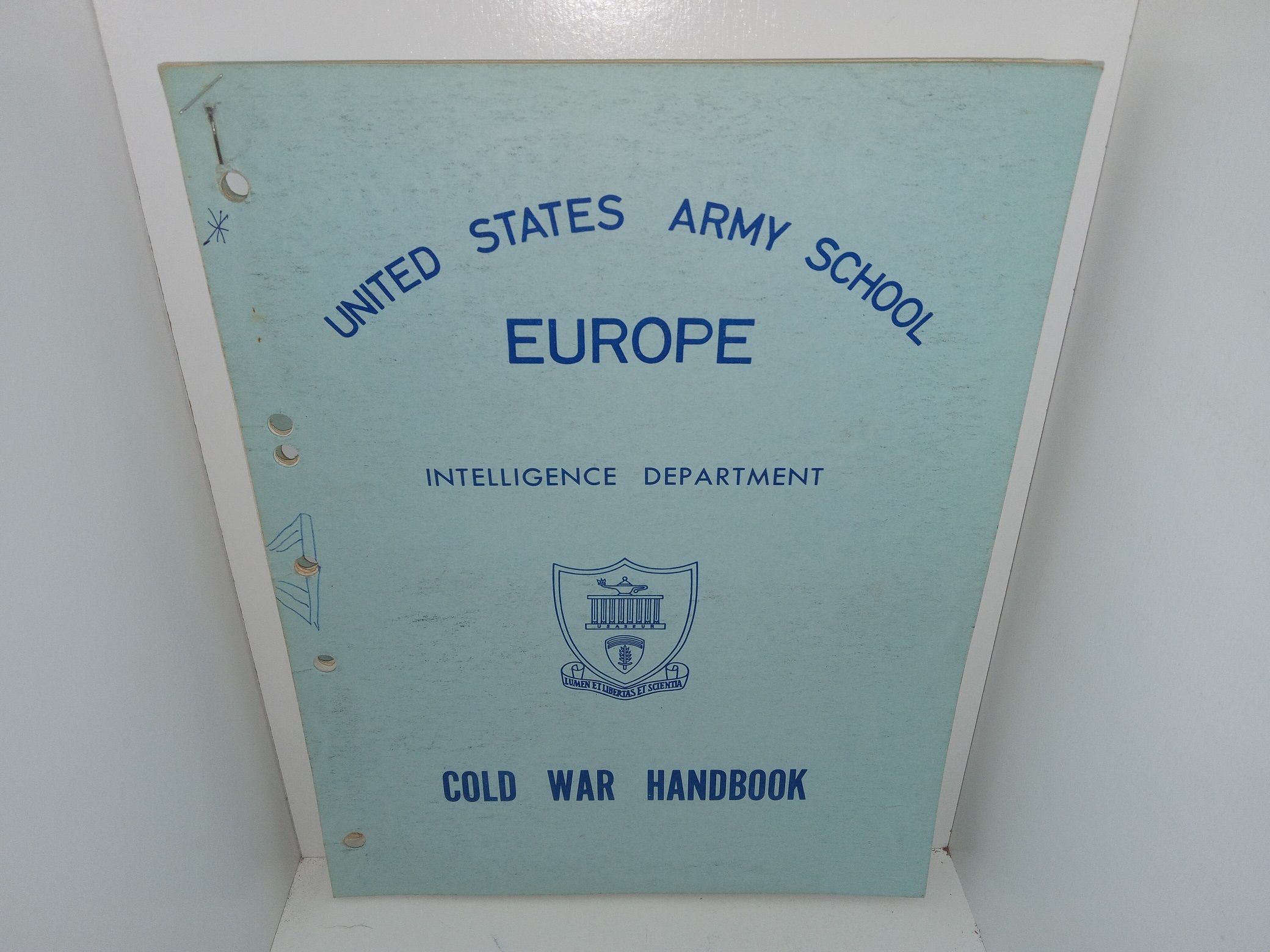 United States Army School: Europe Intelligence Department: Cold War Handbook (1962) ~ Unknown Author