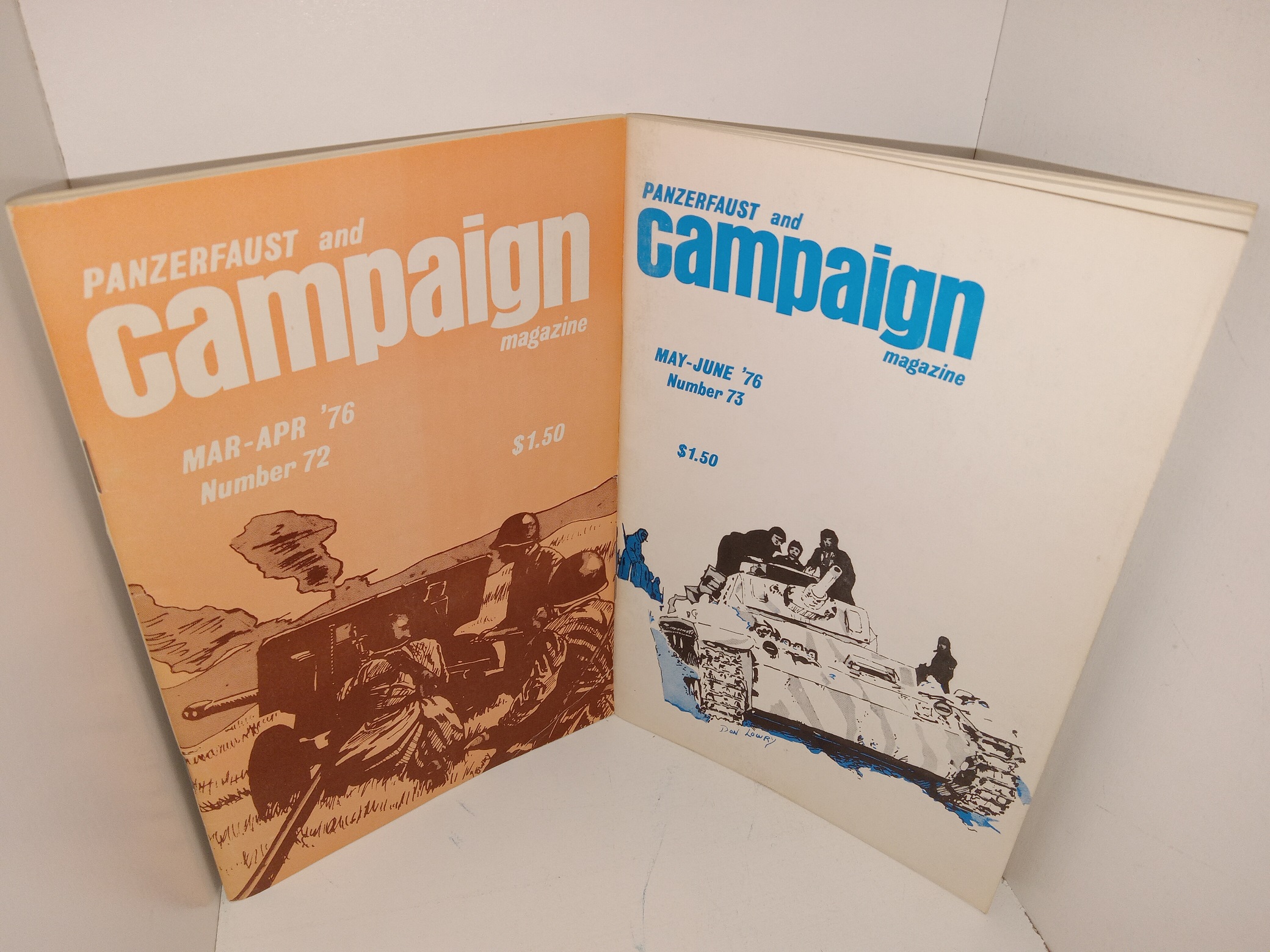 2 Issues of Panzerfaust and Campaign Magazine (See Details)