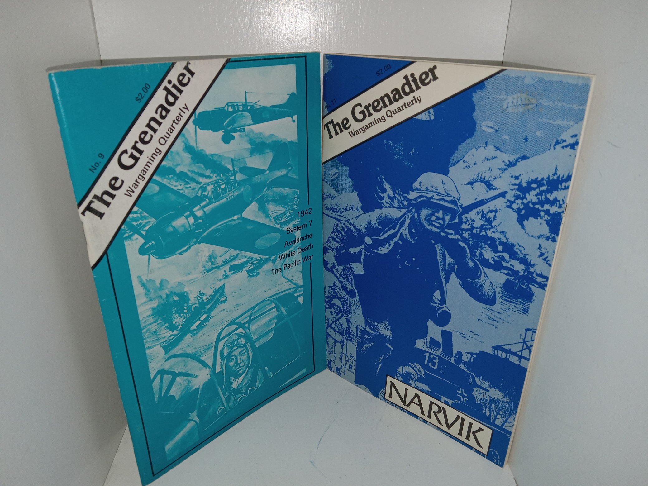 2 Issues of The Grenadier Wargaming Quarterly: No. 9, April 1980/No. 11, October 1980