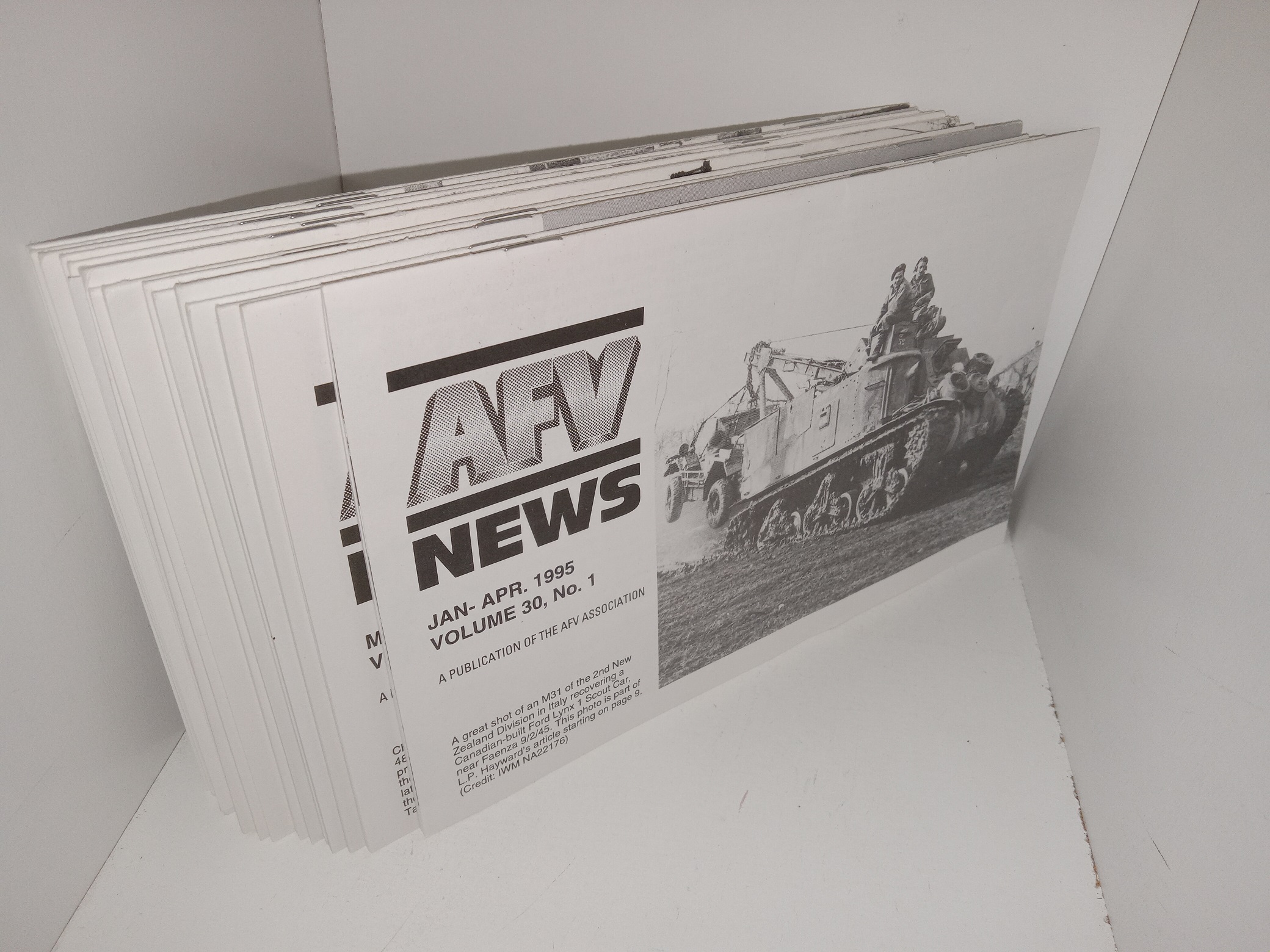 18 Issues of AFV News from 1995-2000