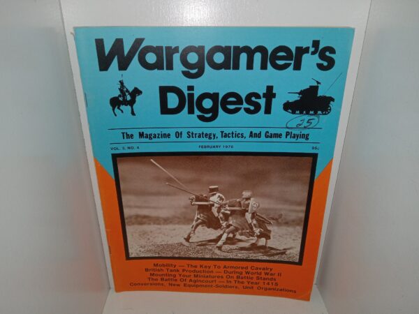 Wargamer’s Digest: The magazine of Strategy, Tactics, And Game Playing: Vol. 3, No. 4, February 1976 (1976)