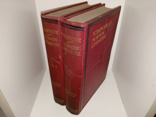 Scrapbook of Mormon Literature 2 Vol. Set (Unknown Publishing Date) ~ Published by Ben E. Rich