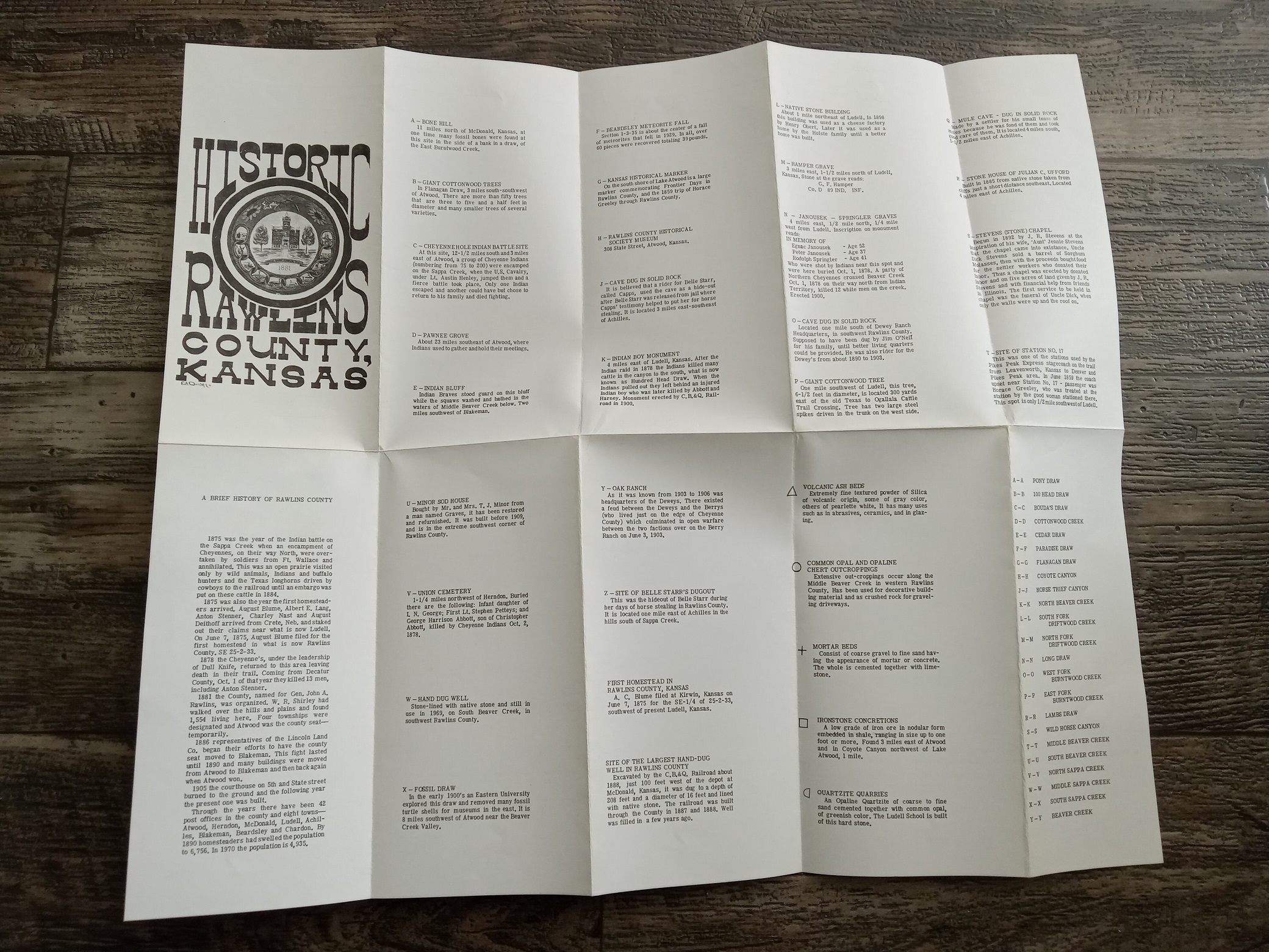 Kansas Historical Society: Vol. X w/ Fold-Up 20″x17.5″ Map (Unknown Publishing Date) ~ Story by William B. Street