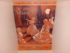 In the Shadows (Fox-Trot Song Arrangement) (Sheet Music) (1928) ~ Words by E. Ray Goetz, Music by Herman Finck
