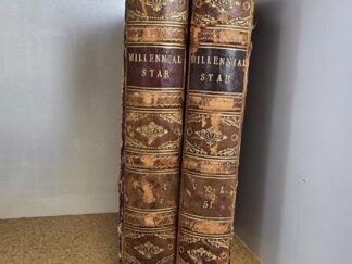 1888-1889 --- 2 Bound Volumes --- Millennial Star --- 3/4 Leather Bindings