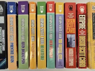 10 Paperbacks --- Orson Scott Card Collection --- Enchantment, Empire, Hidden Empire, Crystal City, Red Prophet, Heartfire, Seventh Son, Alvin Journeyman, Prentice Alvin, Ender's Game