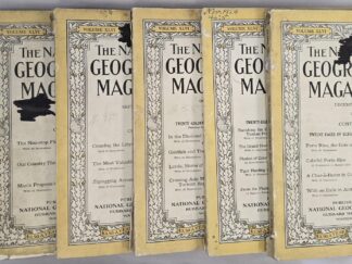 6 National Geographic Magazines From1924