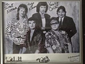 Picture of the Rock Group THE GUESS WHO — Inscribed and Signed by Band Member, Kenny Carter