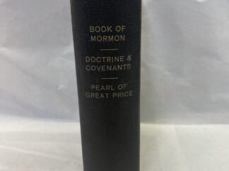 Book of Mormon, Doctrine and Covenants, and Pearl of Great Price - Hardcover - 1950 and 1952