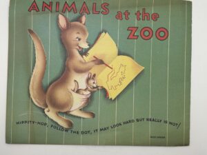 Animals in the Zoo Connect-the-Dots book from 1951
