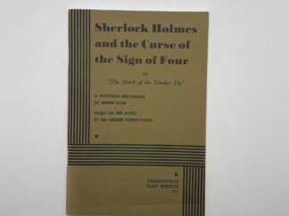 Sherlock Holmes and the Curse of the Sign of Four play script (1975) by Dennis Rosa