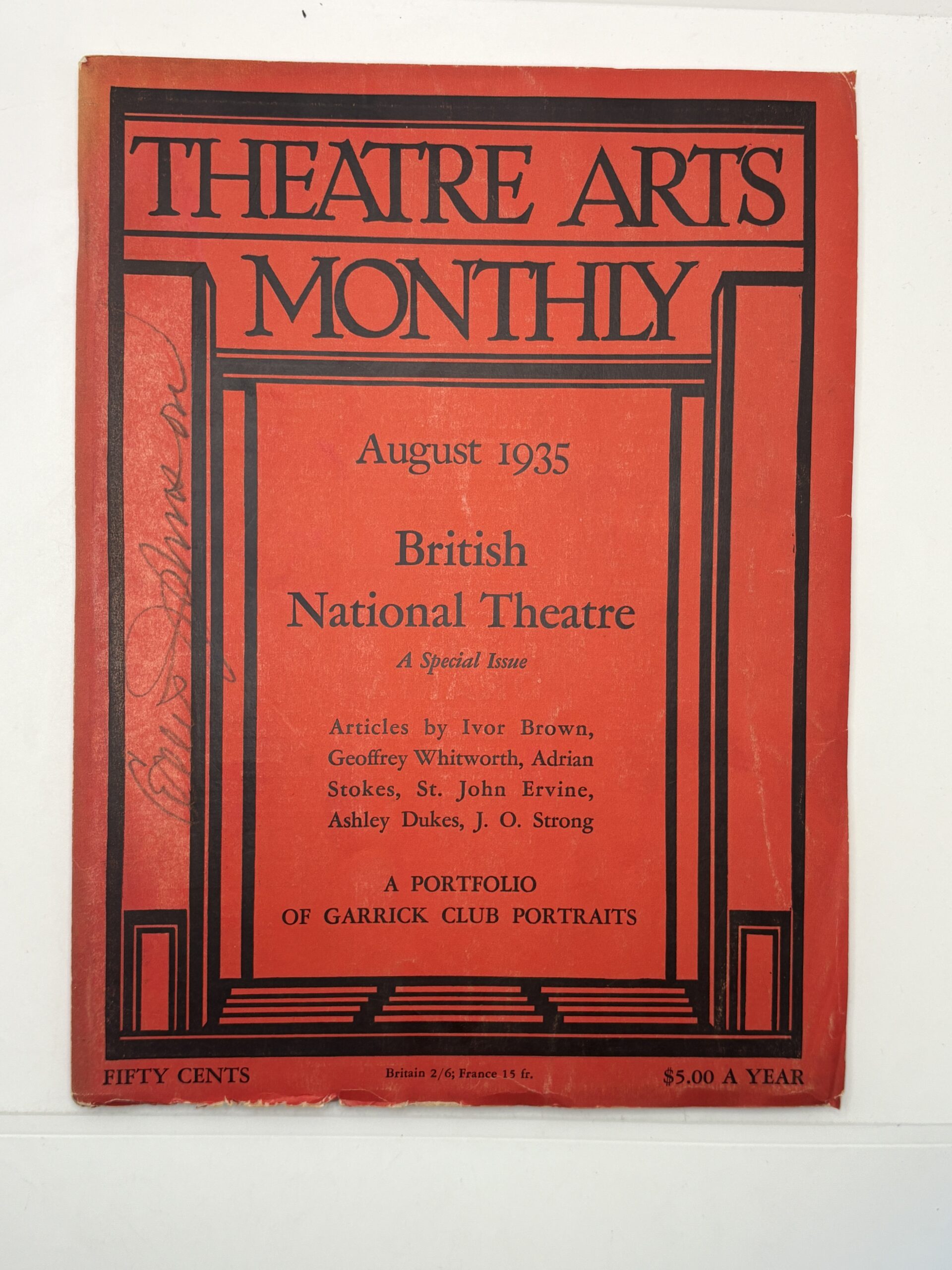 Theatre Arts Monthly Vol xix No. 8 August 1935