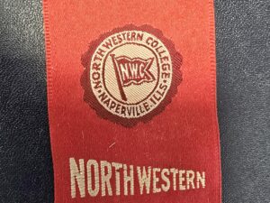 Northwestern College Ribbon — Only 3.5″ Tall — Naperville, Illinois