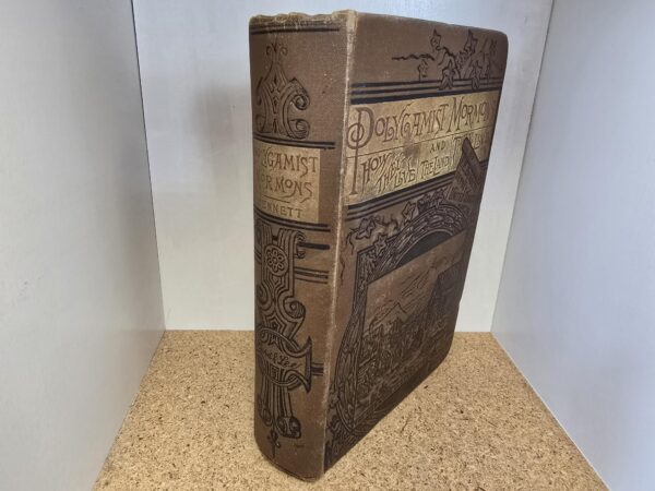 1887 — Bennett, Fred E. — A Detective’s Experience Among The Mormons, Or, Polygamist Mormons, How They Live And The Land They Live In — Hardbound