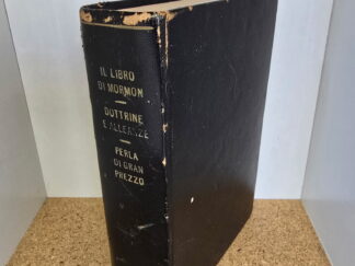 1964 --- Triple Combination in Italian --- Il Libro Di Mormon / Dottrine E Alleanze / Perla Di Gran Prezzo --- Leather Binding