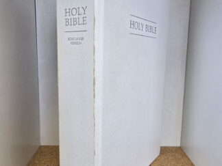2014 --- Holy Bible --- White Leather Binding (From Inside an LDS Temple)