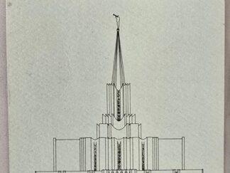 Jordan River LDS Temple Dedication Ticket -- November 19, 1981