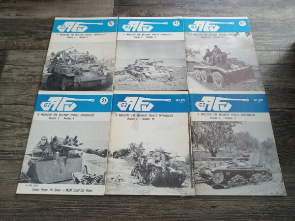 6 Issues of AFV G2: A Magazine for Military Vehicle Enthusiasts (See Details)