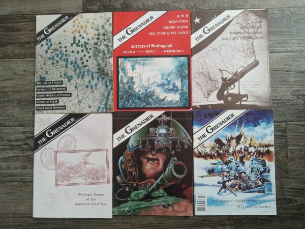 6 Issues of The Grenadier Magazine (See Details)