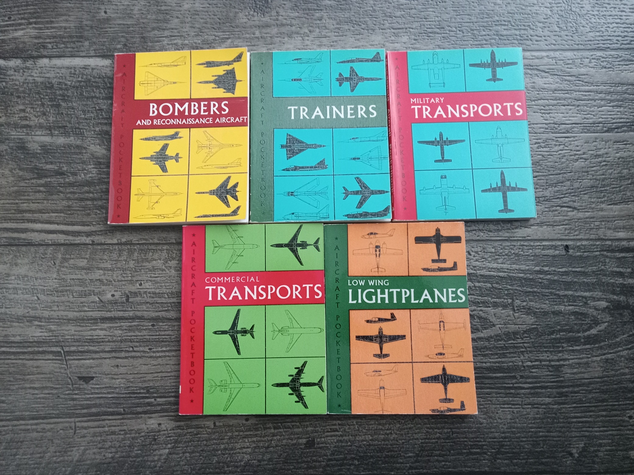 5 Aircraft Pocketbooks (See Details)