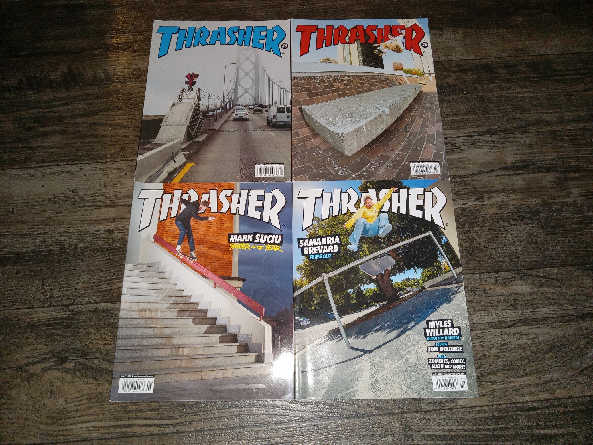 4 Issues of Thrasher Magazine (See Details)