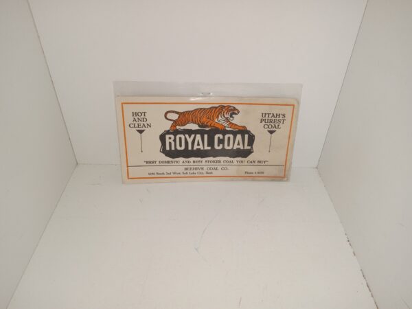 Royal Coal Advertisement Card (Unknown Printing Date)