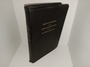 LDS, German, Black Vinyl Triple Combination w/ a Zipper Seal (1993)