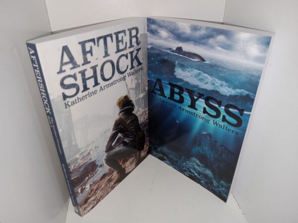 2 Signed Novels by Katherine Armstrong Walters: Aftershock: The Arydian Chronicles Book 2 / Abyss: The Arydian Chronicles Book 3 (See Details)
