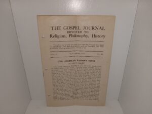The Gospel journal Devoted to Religion, Philosophy, History: Vol. 1, No. 10, November, 1935 (Pamphlet) (1935)