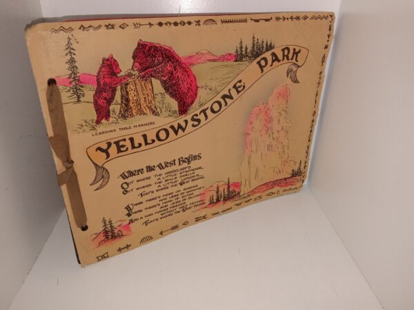 Yellowstone Park Unused Postcard Book (Unused Publishing Date)