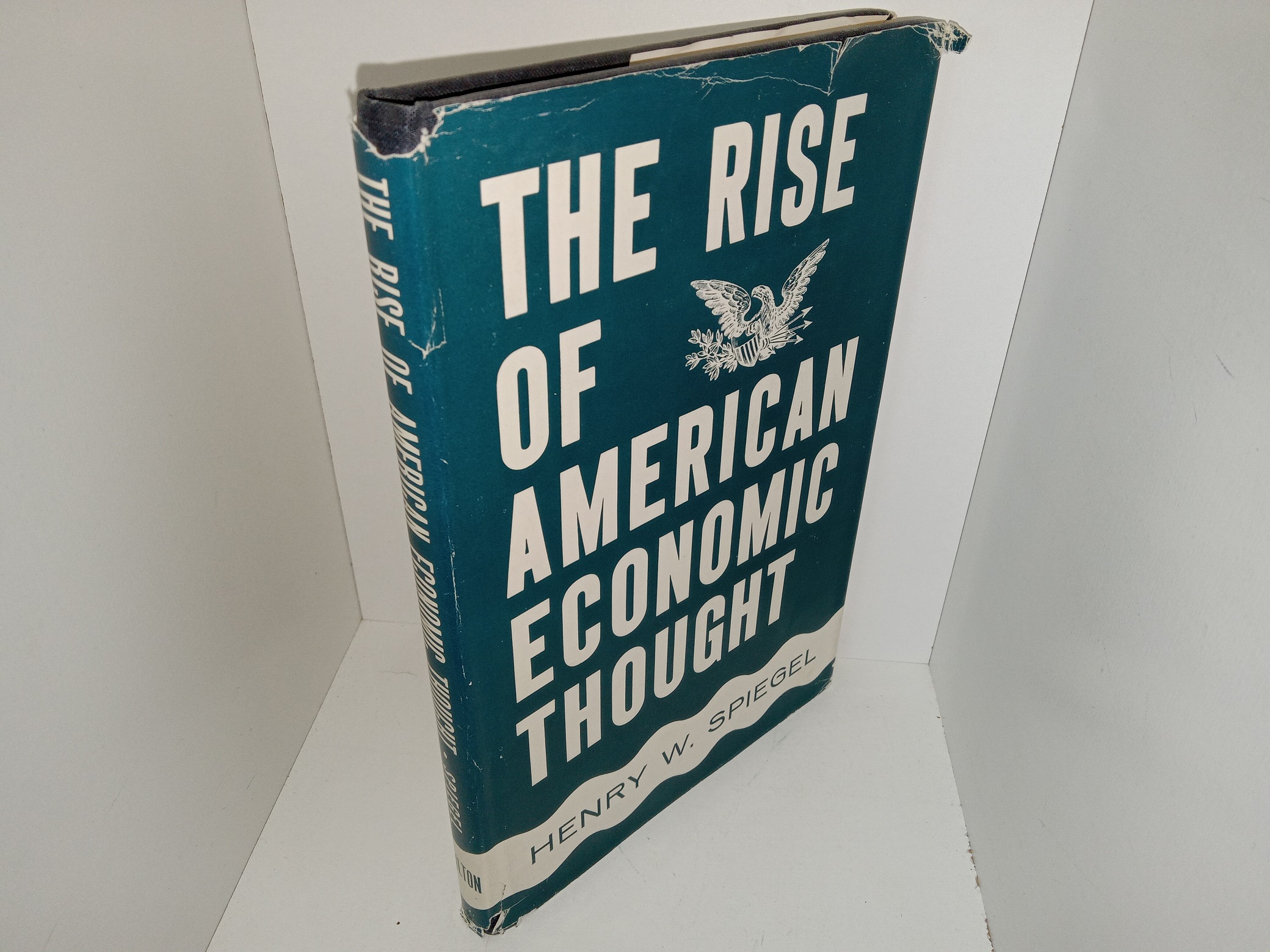 The Rise of American Economic Thought (Signed by Mormon Historian Leonard J. Arrington) (1960) ~ by Henry W. Spiegel