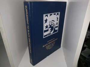 Supplement to Black Bibliography: University of Utah Marriott Library Bibliographic Series, Vol. 3 (1977) ~ Unknown Author
