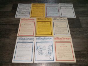 First 10 Issues of The Mining and Contracting Review for the Year of 1935 (See Details)