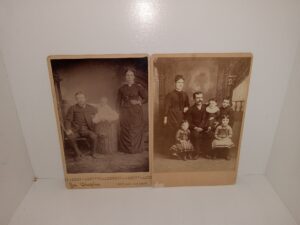 2 Cabinet Card Photographs (Unknown Printing Date)