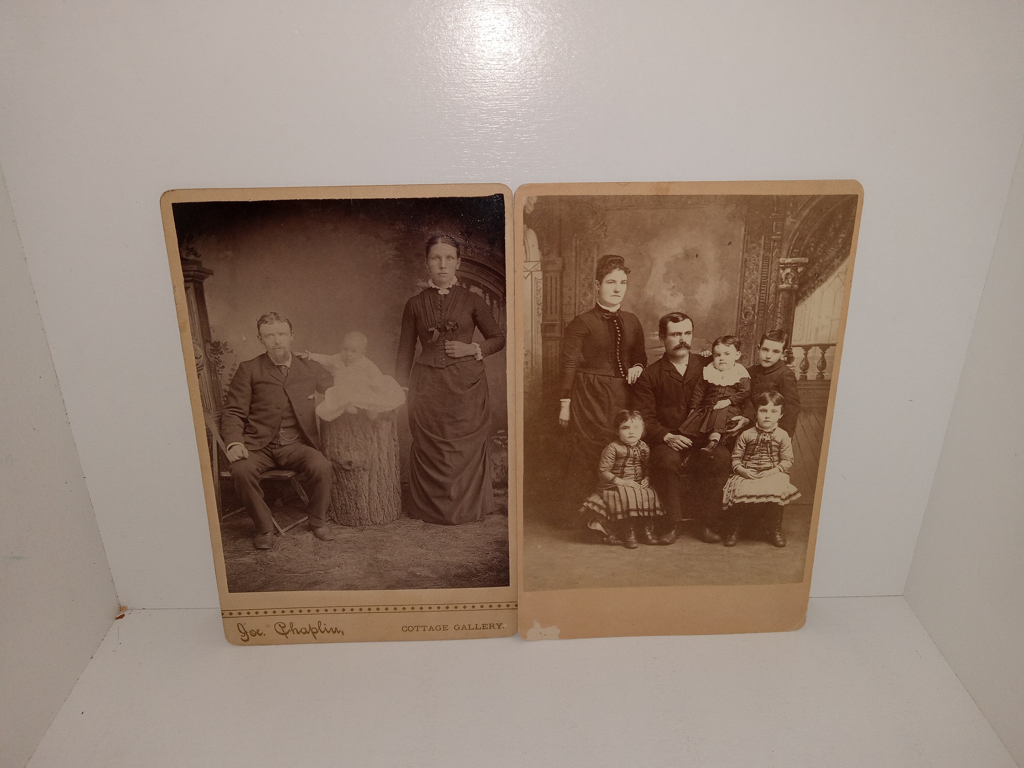 2 Cabinet Card Photographs (Unknown Printing Date)
