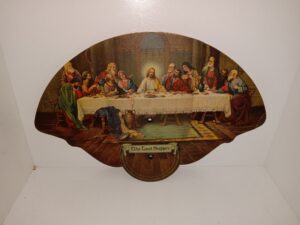 A Thought for Your Comfort Presented by Murray Home Furnishing Co. Last Supper Souvenir Fan