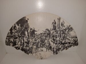 Souvenir Collapsable Fan from Historical Sons of Utah Pioneers Railroad Vintage Museum