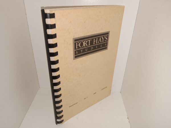 Fort Hays Studies: Third Series, No. 7, 1986, Science (1986)