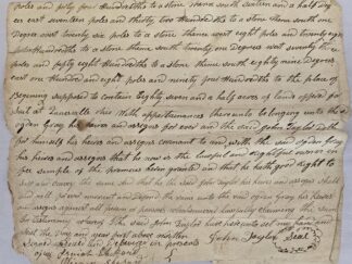 April 8, 1836 --- Handwritten Document Signed by a Man Named John Taylor and others named Isaiah and Hiram Shepard