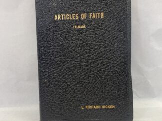 A Study of the Articles of Faith – James E. Talmage – Leather bound – 1960