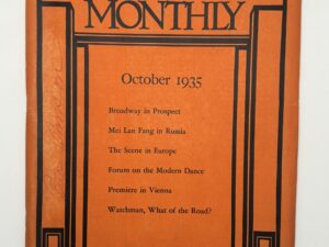 Theatre Arts Monthly Vol xix No. 10 October 1935