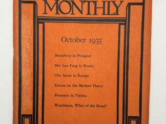 Theatre Arts Monthly Vol xix No. 10 October 1935
