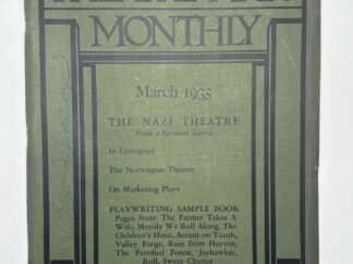 Theatre Arts Monthly Vol xix No. 3 March 1935