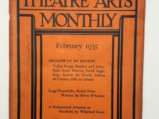 Theatre Arts Monthly Vol xix No. 2 February 1935