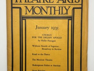 Theatre Arts Monthly Vol xix No. 1 January 1935